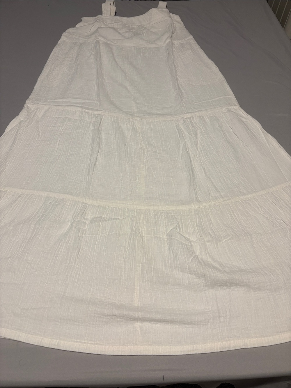 Pact White Maxi Dress